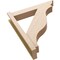 Ekena Millwork 6-in W x 30-in D x 34-in H Funston Trad Rough Cedar Woodgrain TimberThane Outlooker, Primed Tan OUTUR060X30X34FST04RCPR - alternate 4